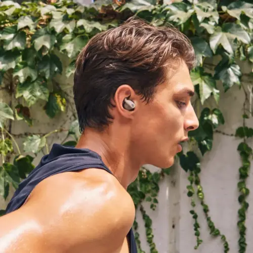 Alternative view of Apple Earbuds Powerbeats Fit - wireless - Gravel Gray
