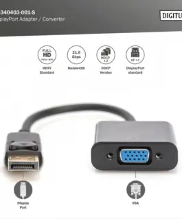 Digitus адаптер DisplayPort do VGA