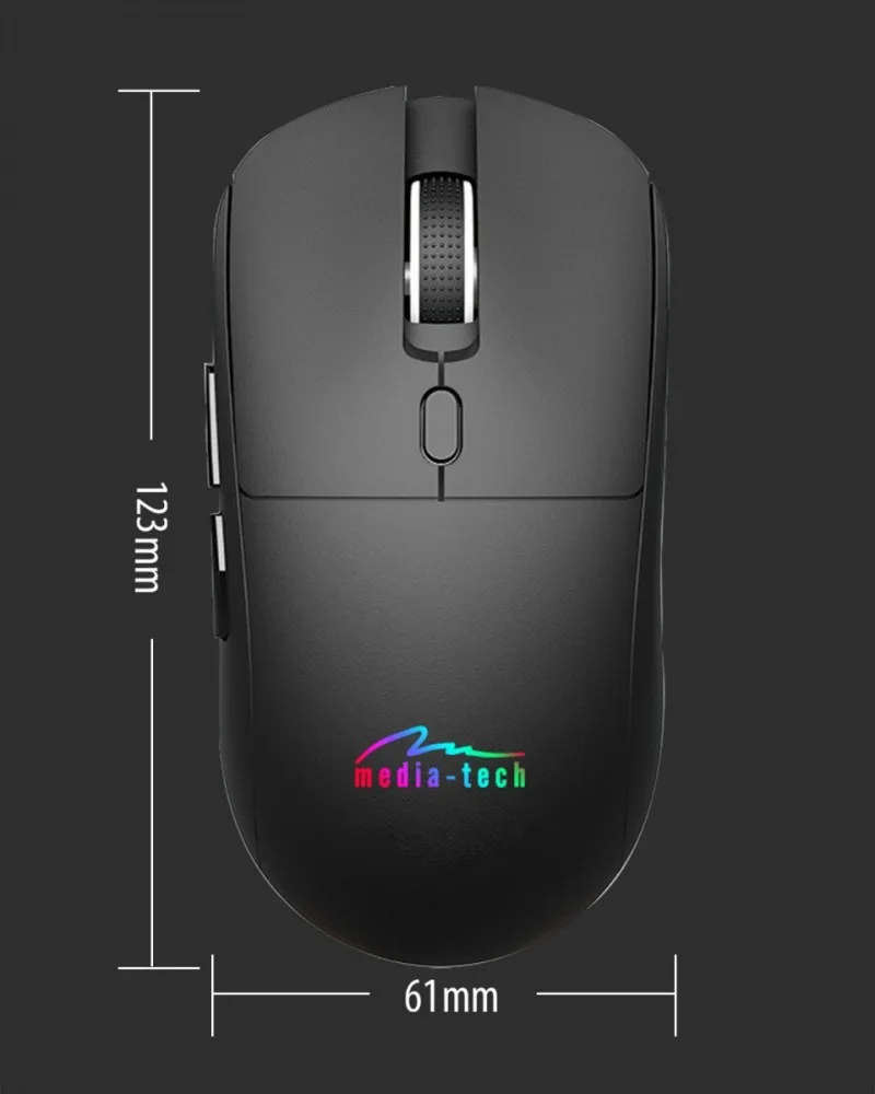 Media-Tech Wireless мишка 2in1 (BT/RF)SILENT&RECHARGE - Image 4