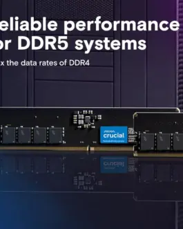Alternative view of Crucial памет DDR5 32GB/5600 CL46 (16Gbit) Tray