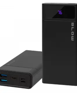 BLOW Blow външна батерия PB20E QC PD 20W 20kmAh LTG черен