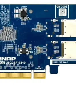 Alternative view of QNAP Network card QXG-25G2SF-E810 2 port 25GbE NIC