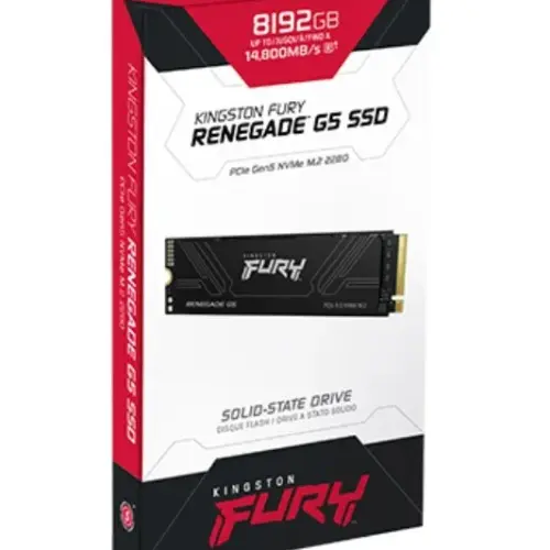 Alternative view of Kingston SSD диск FURY Renegade G5 8TB NVMe5.0 M.2 2280 14800/14000MB/s
