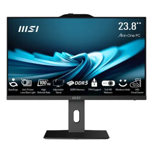 MSI Компютър All-in-One PRO AP242P 14M-682EU W11P/Intel Core i5-14400/16GB/512SSD/23.8 cala