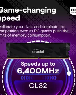 Alternative view of Crucial памет DDR5 Pro OC 32/6400(2*16GB) CL32