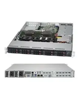 Сървър Supermicro 1U 1P 1xIntelXeon 4208 16GB 8 SFF S3108L-H8IR-16DD 1xSSD 480GB SATA 2x1Gb 2x750W 3YRS