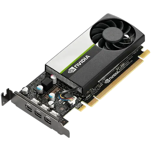 Видео карта PNY NVIDIA T400 2 GB GDDR6 64-bit PCIEx16 3.0 mini DP 1.4 x3 Active cooling LP
