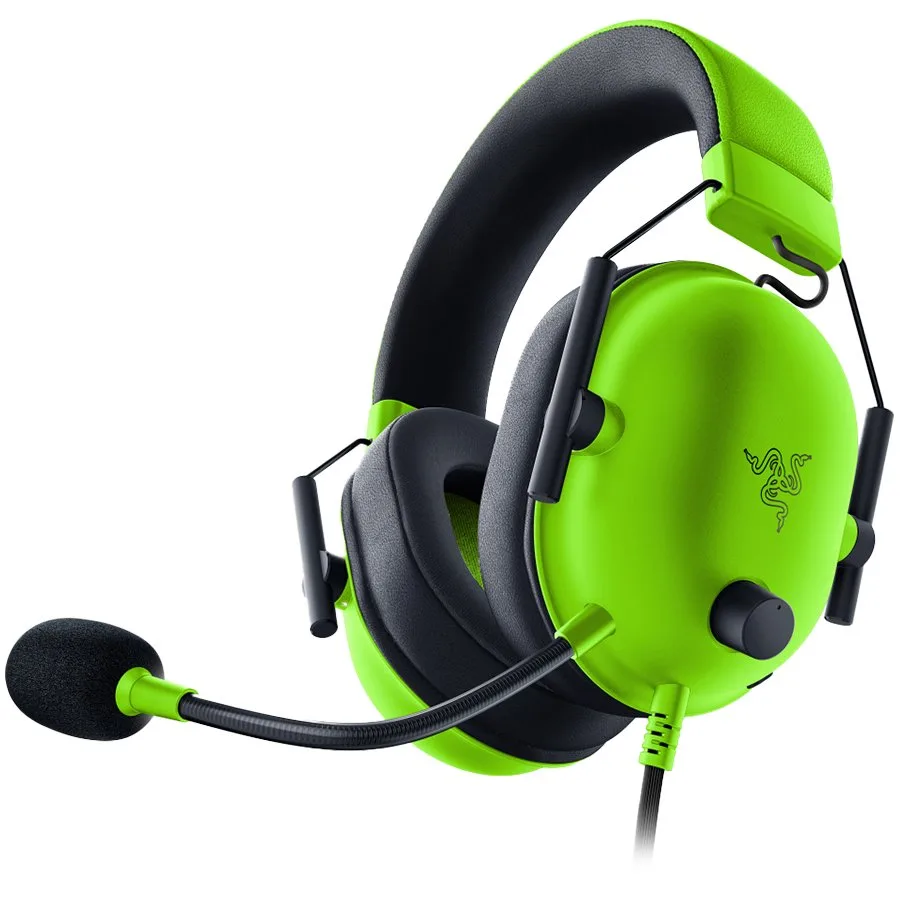 Геймърски слушалки Razer BlackShark V2 X - Green 12 Hz – 28 KHz Frequency Response 32 Ω (1 kHz) Impedance Razer TriForce