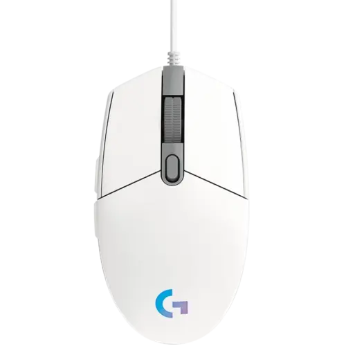 Геймърска мишка LOGITECH G102 LIGHTSYNC Corded Gaming Mouse - WHITE - USB - EER