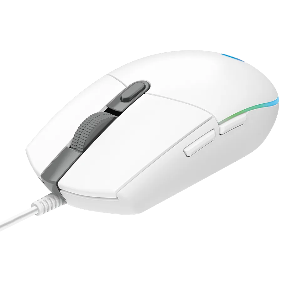 Геймърска мишка LOGITECH G102 LIGHTSYNC Corded Gaming Mouse - WHITE - USB - EER - Image 7