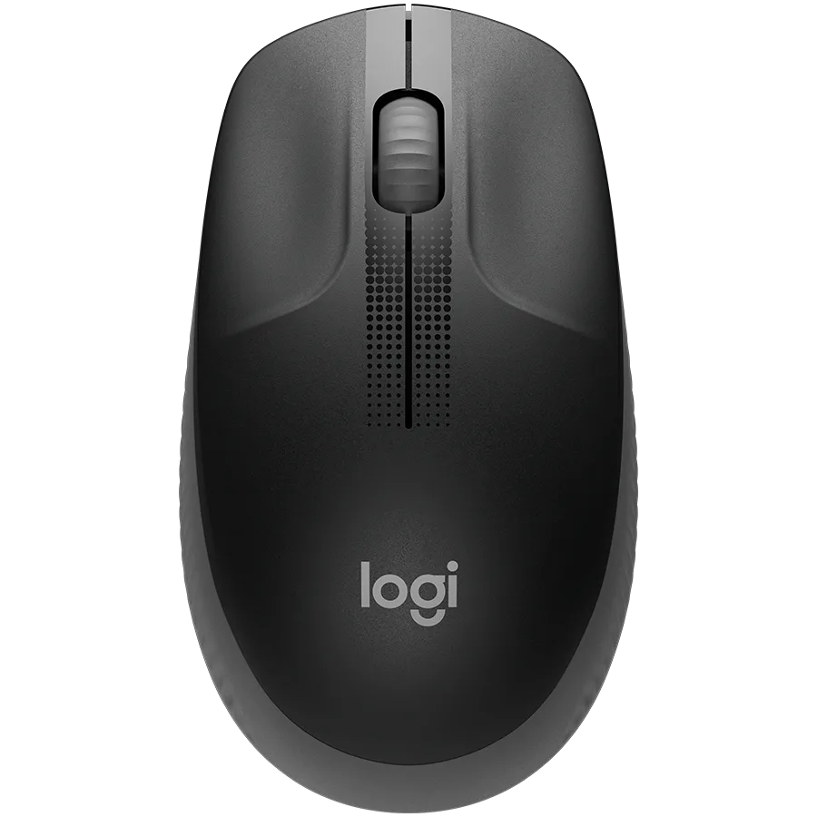 Безжична мишка LOGITECH M190 Wireless Mouse - MID GREY