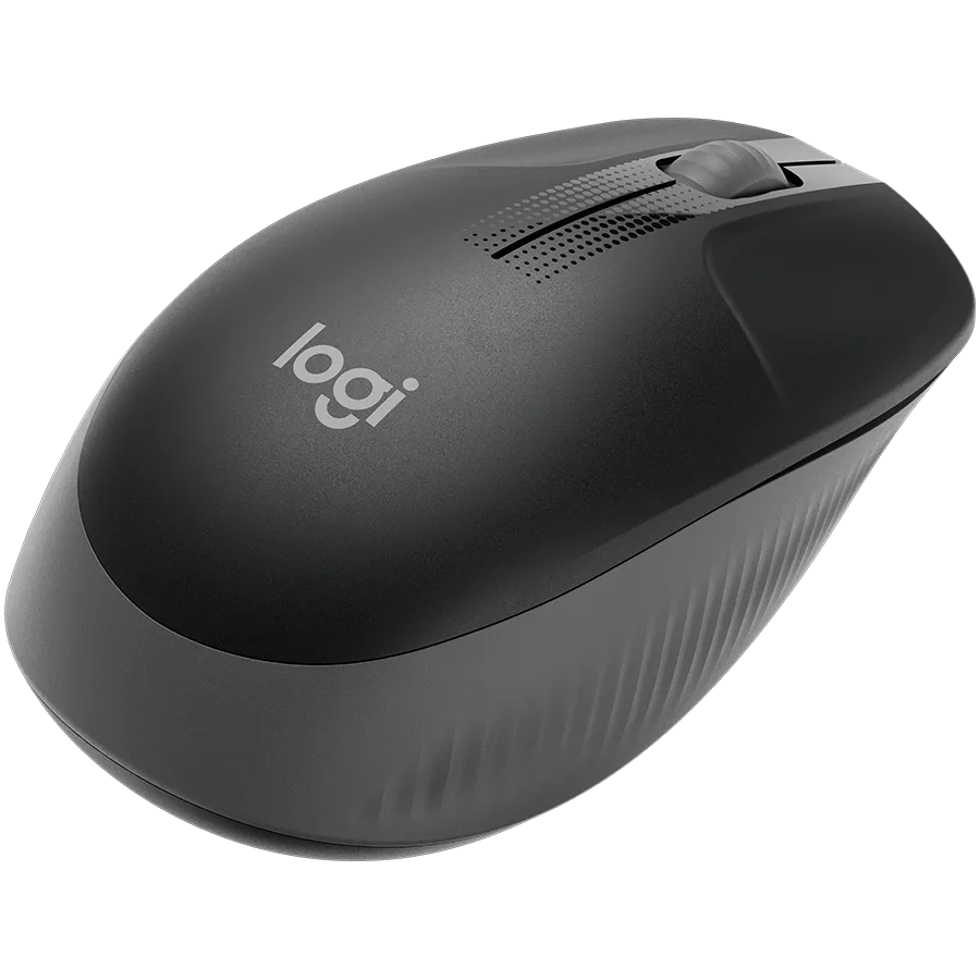 Безжична мишка LOGITECH M190 Wireless Mouse - MID GREY - Image 43