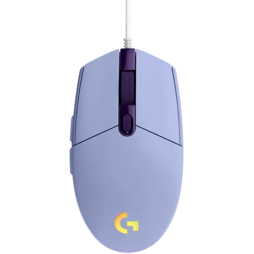 Геймърска мишка LOGITECH G102 LIGHTSYNC Corded Gaming Mouse - LILAC - USB - EER