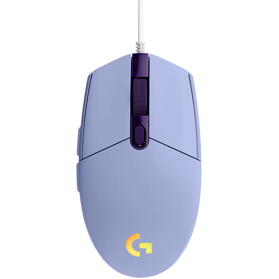 Геймърска мишка LOGITECH G102 LIGHTSYNC Corded Gaming Mouse - LILAC - USB - EER