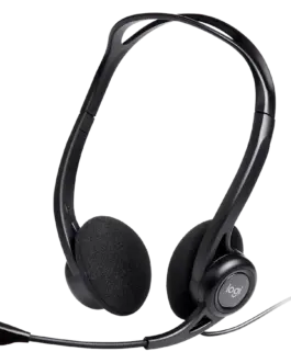 Слушалки LOGITECH PC960 Corded Stereo Headset BLACK - USB