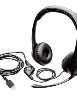 Слушалки LOGITECH H390 Corded Headset - BLACK - USB