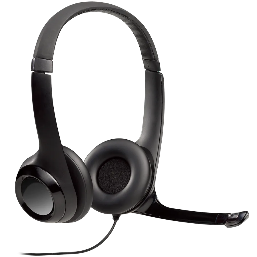 Слушалки LOGITECH H390 Corded Headset - BLACK - USB - Image 6