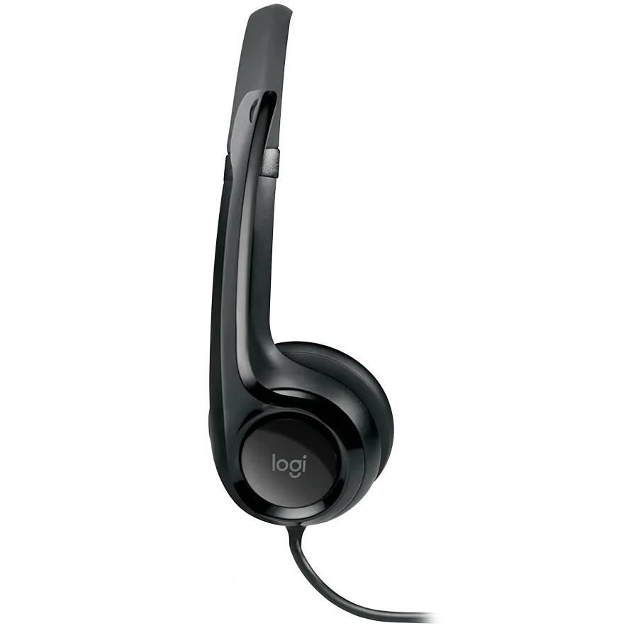 Слушалки LOGITECH H390 Corded Headset - BLACK - USB - Image 11