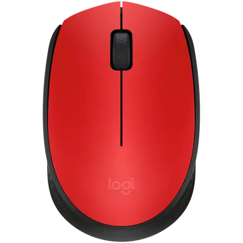 Безжична мишка LOGITECH M171 Wireless Mouse - RED