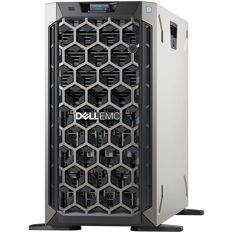 Сървър PowerEdge T340 Server3.5" Chassis up to 8 Hot Plug HDDXeon E-2244G 3.8GHz 4C/8Tno RAM(opt)iDrac9 Basicno HDD/SSD(