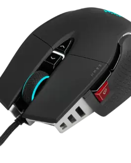 Alternative view of Геймърска мишка CORSAIR M65 RGB ULTRA, Backlit RGB LED, Optical, Silver ALU, Black