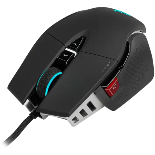 Alternative view of Геймърска мишка CORSAIR M65 RGB ULTRA, Backlit RGB LED, Optical, Silver ALU, Black