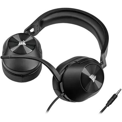 Alternative view of Геймърски слушалки CORSAIR HS55 Stereo Headset, Carbon