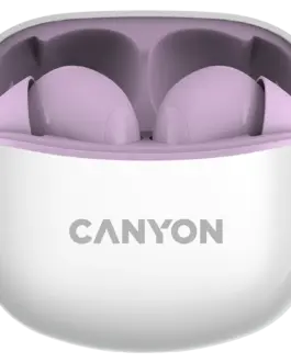Bluetooth слушалки CANYON headset TWS-5 Purple