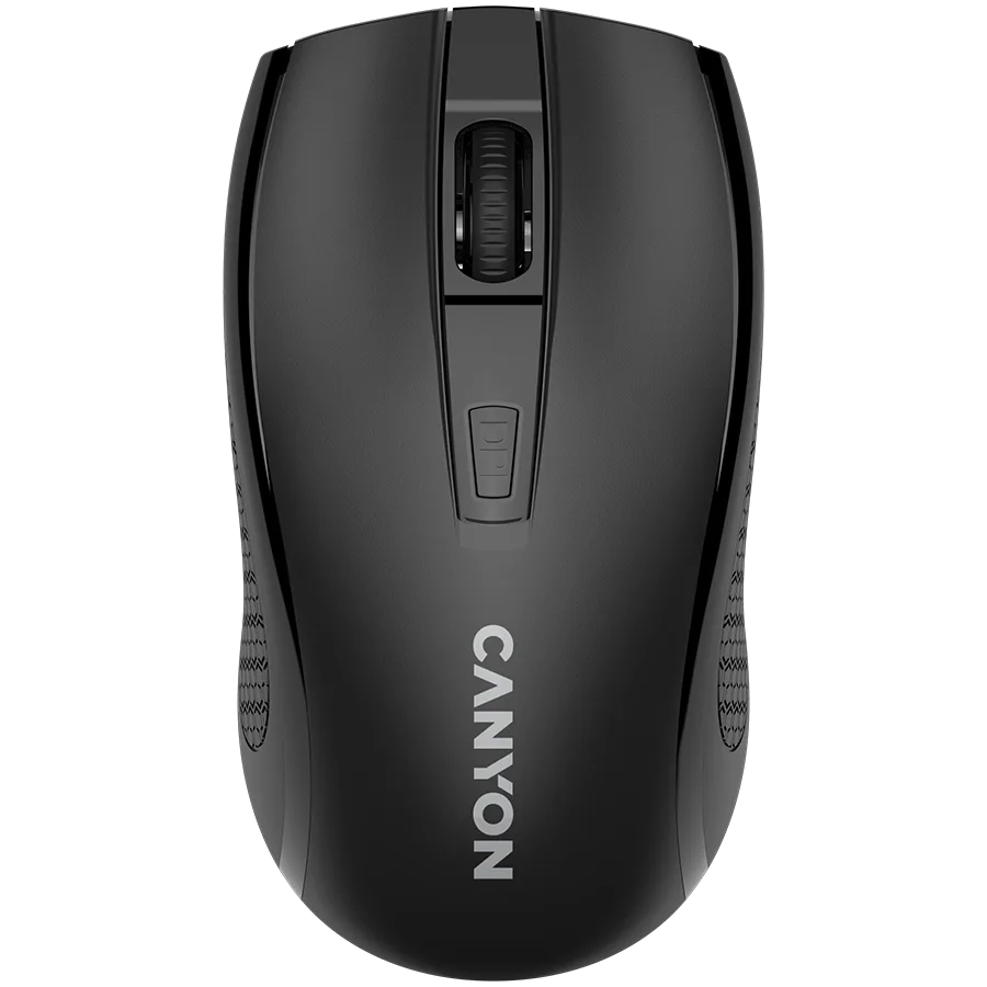 Безжична мишка CANYON MW-7 2.4Ghz wireless mouse 6 buttons DPI 800/1200/1600 with 1 AA battery size 110*60*37mm58g