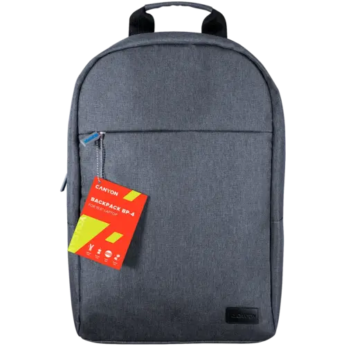 Чанта за лаптоп CANYON bag BP-4 Slim 12L Gray