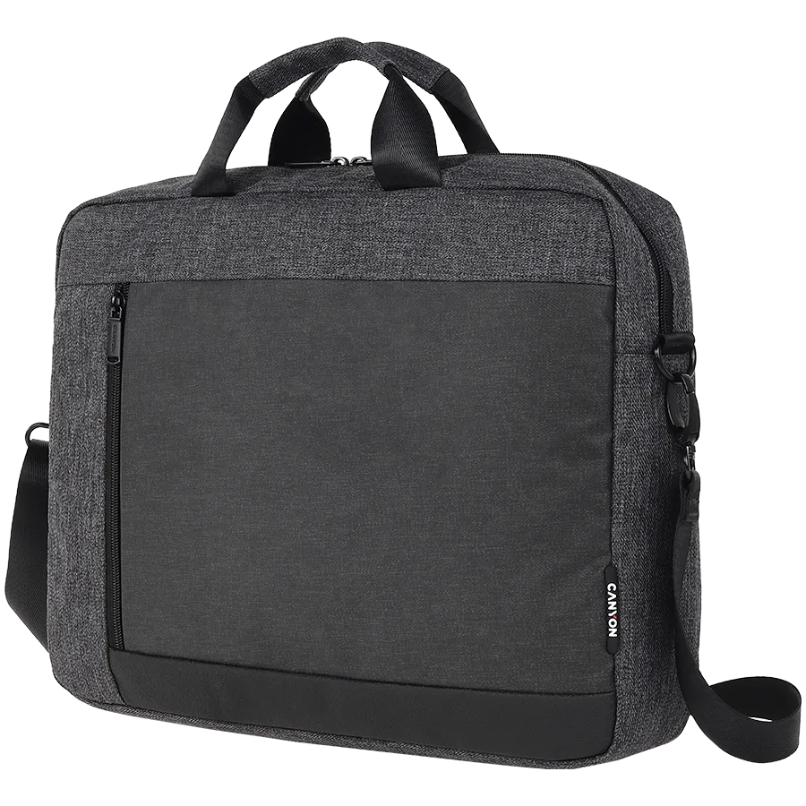 Чанта за лаптоп CANYON B-5, Laptop bag for 15.6 inch410MM x300MM x 70MMDark GreyExterior materials: 100% PolyesterInner materials:100% Polyester - Image 37