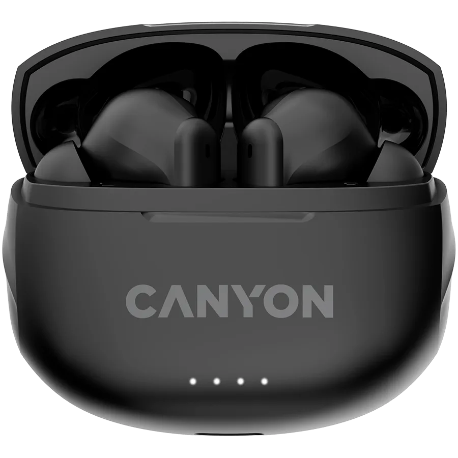 Bluetooth слушалки CANYON headset TWS-8 ENC Black
