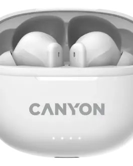 Bluetooth слушалки CANYON headset TWS-8 ENC White