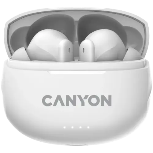 Bluetooth слушалки CANYON headset TWS-8 ENC White