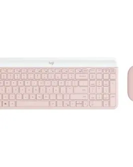 Клавиатура LOGITECH MK470 Slim Combo  - ROSE - US INTL - 2.4GHZ - INTNL-973
