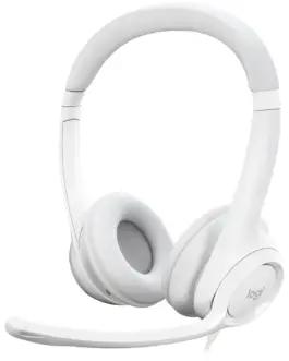 Слушалки LOGITECH H390 Corded Headset - OFFWHITE - USB