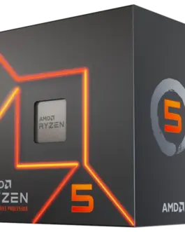 Процесор AMD CPU Desktop Ryzen 5 6C/12T 7600 (5.2GHz Max 38MB65WAM5) box with Radeon Graphics and Wraith Stealth