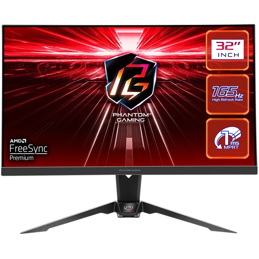 Монитор Asrock Gaming Monitor 31.5" QHD(2560x1440) VA AG 165 Hz 92% sRGB 16:9 3000:1 550 cd/m² 178º/178º 1ms (MPRT) Flic