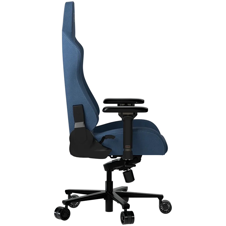 Геймърски стол LORGAR Ace 422, Gaming chair, Anti-stain durable fabric, 1.8 mm metal frame, multiblock mechanism, 4D armrests, 5 Star aluminium base, Class-4 gas lift, 75mm PU casters, Blue - Image 3