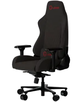 Alternative view of Геймърски стол LORGAR Ace 422, Gaming chair, Anti-stain durable fabric, 1.8 mm metal frame, multiblock mechanism, 4D armrests, 5 Star aluminium base, Class-4 gas lift, 75mm PU casters, Black + red