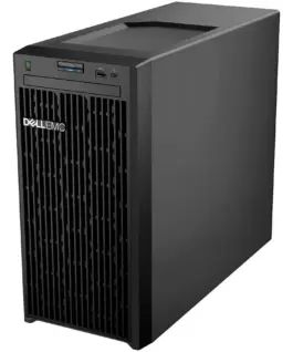 Сървър PowerEdge T1503.5" Chassis x4 Cabled HDDXeon E-2334 3.4GHz 8M 4C/8T16GB UDIMM 3200MT/siDRAC9 Basic2TB 7.2K SATA H