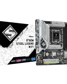 Дънна платка ASROCK B760M Steel Legend WiFi mATX LGA1700 DDR5