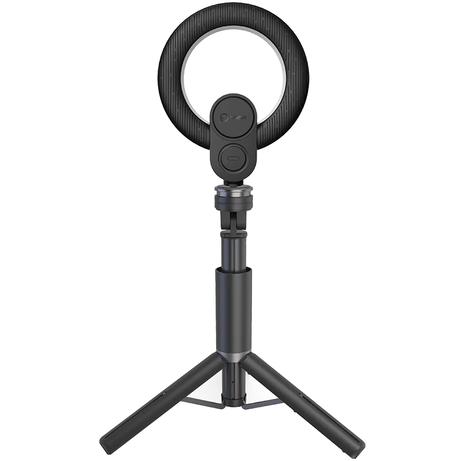 Уеб камера LORGAR Circulus 910, Streaming web camera, 5MP 2592X1944 max resolution, up to 60fps, 1/2.8", Sony STARVIS CMOS image sensor, full glass lens, 5.5 built-in ring light (1700-14 000K), foldable tripod, auto focus, dual microphones with AI no - Image 38