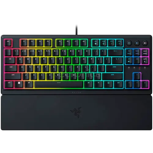 Геймърска клавиатура Razer Ornata V3 Tenkeyless Low Profile Gaming Keyboard US Layout 8 Razer Chroma™ RGB Lighting Zones