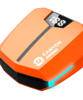 Bluetooth слушалки CANYON headset Doublebee GTWS-2 Gaming Orange