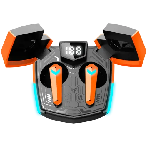 Alternative view of Bluetooth слушалки CANYON headset Doublebee GTWS-2 Gaming Orange