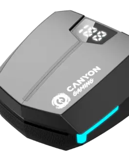 Bluetooth слушалки CANYON headset Doublebee GTWS-2 Gaming Black