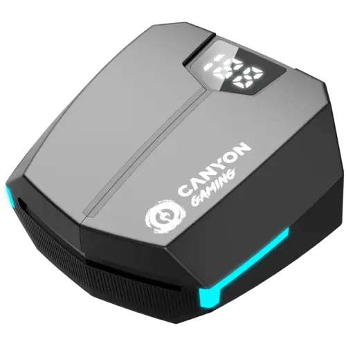 Bluetooth слушалки CANYON headset Doublebee GTWS-2 Gaming Black