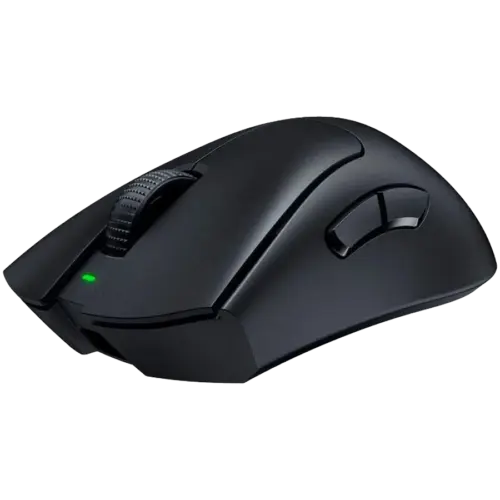 Alternative view of Геймърска мишка Razer DeathAdder V3 Pro Black, Wireless Gaming Mouse, True 30000 dpi, Focus Pro 30K Optical Sensor, Gen-3 Optical Mouse Switches, 5 programmable buttons, Razer Speedflex Cable USB Type C, 90-million Clicks