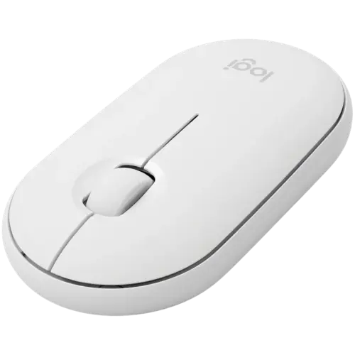 Alternative view of Безжична мишка LOGITECH M350S Pebble 2 Bluetooth Mouse - TONAL WHITE - DONGLELESS